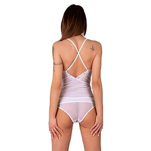 Corset cu Chilot LivCo Isope Alb L