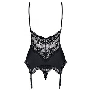Corset Obsessive 810-COR Negru S-M Thumb 1