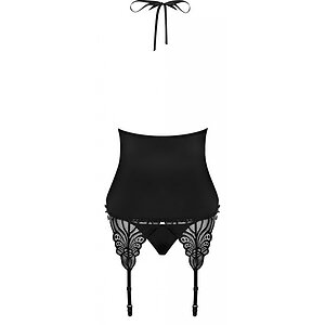 Corset Obsessive 828-COR Negru L-XL Thumb 1
