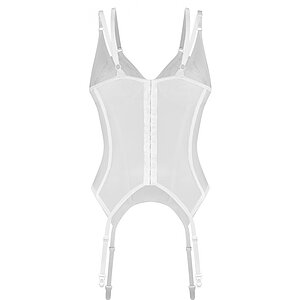 Corset Obsessive Arrowel Alb L-XL