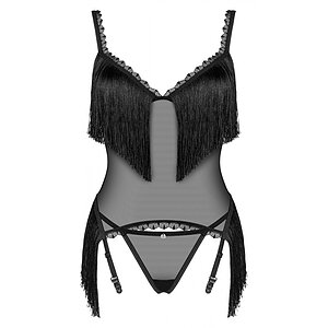 Corset Obsessive Sherila Negru XL-2XL