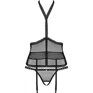 Corset Obsessive Strapelie Negru L-XL