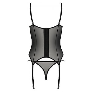 Corset Passion Eco Zinnia Negru L-XL