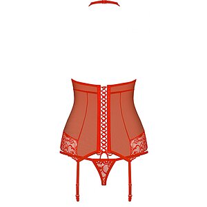 Corset Obsessive 838-COR Rosu S-M Thumb 1