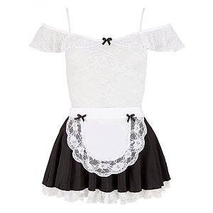 Costum Cottelli Collection Maids Dress Alb XL