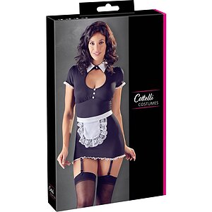 Costum Cottelli Collection Maids Dress Negru S Thumb 3