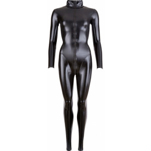 Costum Latex Cottelli Collection Jumpsuit Negru M Thumb 4