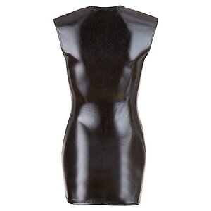 Costum Latex Damă Wetlook With Zip Negru M Thumb 3