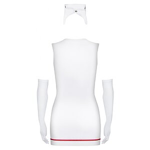 Costum Obsessive Emergency Dress Cu Stetoscop Alb S-M Thumb 1