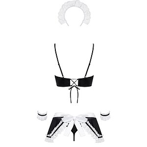 Costum Obsessive Maid Negru S-M Thumb 1
