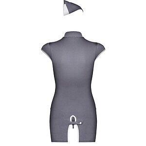 Costum Obsessive Stewardesa Gri S-M Thumb 1