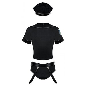 Obsessive Police Negru S-M Thumb 1