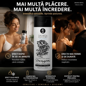 Cremă Shunga Dragon Sensitive 60ml Thumb 1