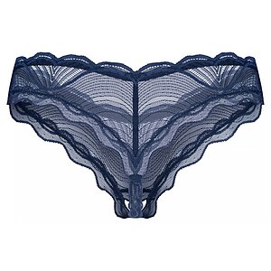 Crotchless Thong Obsessive Nightly Albastru XL-2XL