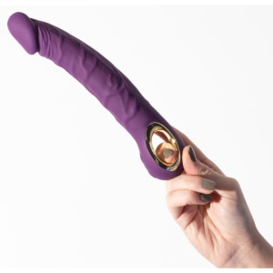 Crushious Magnus Viola Vibrator Realist Reîncărcabil Mov Thumb 4