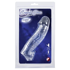 Crystal Skin Penis Sleeve Transparent Thumb 5