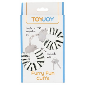 Cătușe Furry Fun Zebra Plush Alb Thumb 3