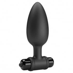Debra Plug Anal Vibrant 10 Funcții, Flared — Negru