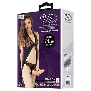 Debra Strap-On Dublu Realist, Ham Reglabil