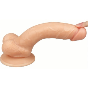 Dildo The Ultra Soft Dude cu Ventuză Flexibil