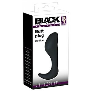 Dildo Anal Cu Carlig Velvets Medium Negru Thumb 3