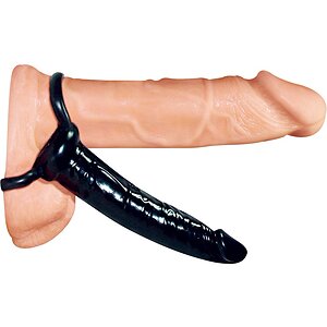 Dildo Anal Dong 16cm Negru Thumb 1