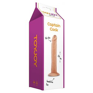 Dildo Cu Ventuza Captain Penis 23cm Thumb 1