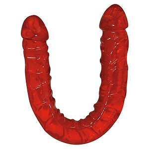 Dildo Dublu Ultra-Dong Roșu