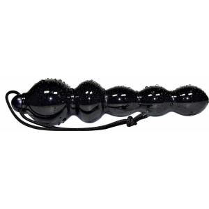 Dildo Globular Anal Negru