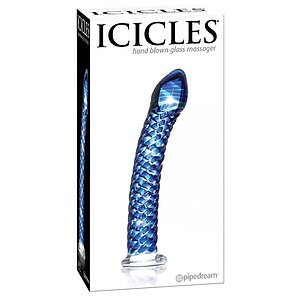 Dildo Icicles No 29 Albastru Thumb 1
