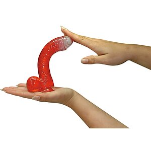 Dildo Jolly Buttcock Rosu Thumb 1