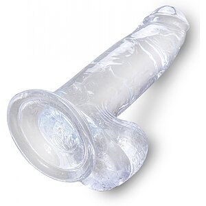 Dildo King 7 Inch Penis Transparent Thumb 2