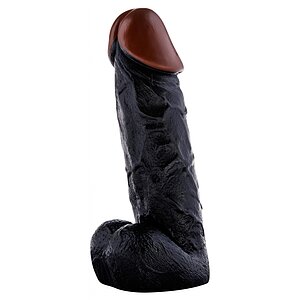 Dildo Realist Prince Of Namibia Formă Anatomică Negru