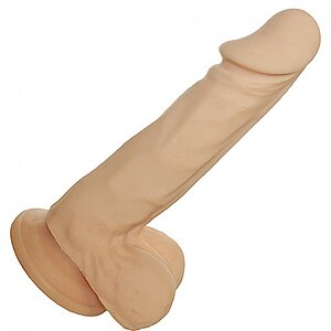 Dildo Real Feel 8 Inch Wonder Suction Thumb 1