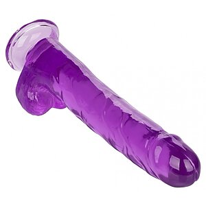 CalExotics size Queen 30,5 cm – Realist cu Ventuză Mov