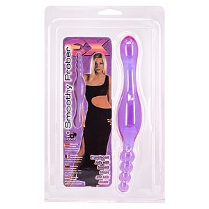 Dildo Smoothy Prober Clear Lavender Mov Thumb 1