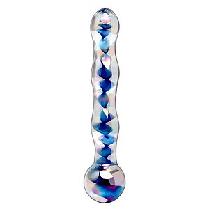 Dildo Sticlă Icicles No 8 Transparent 17.8cm