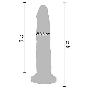 Dildo ToyJoy 18cm Thumb 2