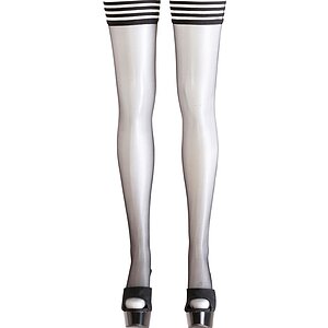 Dresuri Cottelli Collection Stay-Ups Negru S Thumb 1