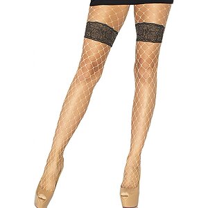 Dresuri Leg Avenue Diamond Net Bej XS-L