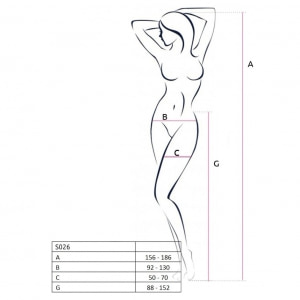 Dresuri Passion S026 Alb S-L