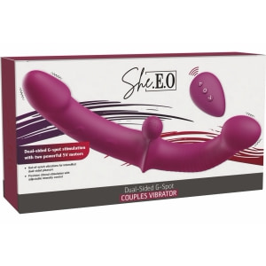 Vibrator Dual Punctul G — 10 Moduri, 2 Motoare, Reîncărcabil Mov Thumb 5