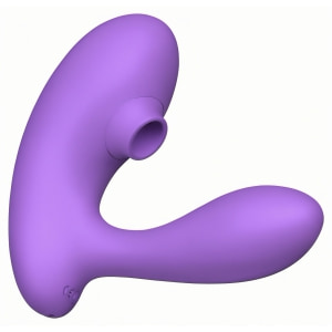 DuoVibe I Vibrator Air Punctul G Mov 9+9 Moduri, Reîncărcabil