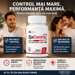 Capsule EjaControl Max pentru Întârzierea Ejaculării 15 buc