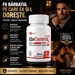 Capsule EjaControl Max pentru Întârzierea Ejaculării 15 buc