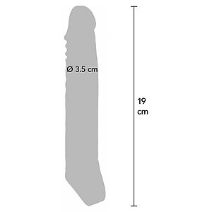 Manșon Penis Get Real pentru Lungime și Grosime