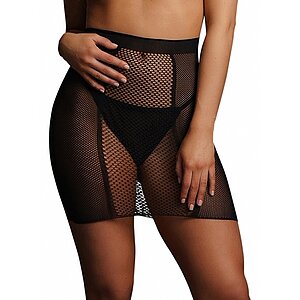 Fustă Le Desir High-Waist Fishnet Negru S-L