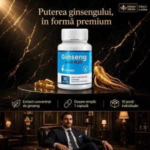Capsule Ginseng Max Plus pentru Erecție 10 Bucăți
