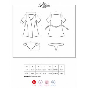 Halat Obsessive Alluria Negru L-XL Thumb 2