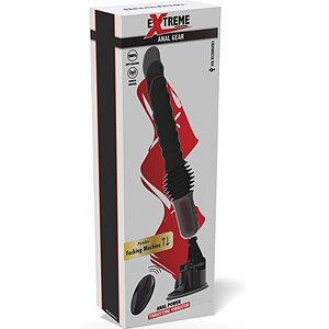 Hidden Desire Vibrator Anal cu Împingere Negru
